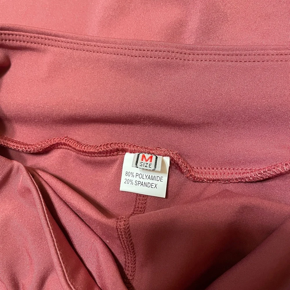 NEW! Marika Women's Burnt Red Athletic Skirt Skort Workout Yoga Active Size Med - Picture 7 of 9